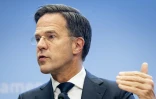 Le Premier ministre néerlandais Mark Rutte lors de sa conférence de presse le 12 novembre 2021 à La Haye