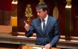 Manuel Valls à l'Assemblée nationale à Paris, le 10 mai 2016