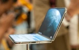 Le premier iPhone pliable d'Apple, l'iPhone Duo, à Cupertino en Californie le 9 septembre 2026, aux Etats-Unis