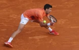 Le Serbe Novak Djokovic, lors de sa défaite face à l'Espagnol Alejandro Davidovich, au 1er tour du tournoi de Monte-Carlo, le 12 avril 2022