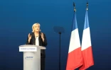 Marine Le Pen au Parc des Expositions de Villepinte, le 1er mai 2017