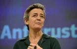 La Commissaire en charge de la Concurrence Margrethe Vestager, le 26 novembre 2020 à Bruxelles