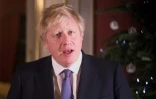 Le Premier ministre britannique Boris Johnson lors de son discours de voeux à Londres le 23 décembre 2019