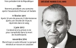 Fiche avec les grandes dates de la vie d'Hosni Moubarak, ancien président égyptien décédé le 25 février 2020 à 91 ans