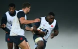 Les joueurs du XV de France à l'entraînement au centre du rugby de Marcoussis, le 11 novembre 2020