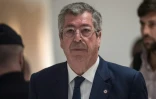 Le maire LR de Levallois-Perret Patrick Balkany quitte le tribunal, le 13 mai 2019 Ă Paris