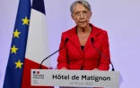 La Première ministre française Elisabeth Borne à Matignon à Paris, le 19 juin 2022