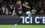 Kylian Mbappé auteur d'un doublé pour le PSG contre Nice, le 15 septembre 2023 au Parc des Princes