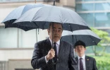 Carlos Ghosn arrive à une audience au tribunal à Tokyo, le 24 juin 2019