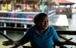Sandra Sanchez lors d'un entretien avec l'AFP dans son restaurant à Chiltepec, dans l'Etat de Tabasco, le 20 mai 2024 au Mexique