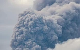 Eruption du volcan Marapi, sur l'île de Sumatra, le 3 décembre 2023 en Indonésie