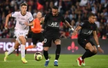 Les cracks du PSG Neymar et Kylian Mbappé ont évolué sans coordiantion face à Montpellier en championnat au Parc des Princes, le 25 septembre 2021 