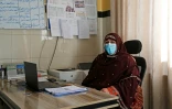 Nasrin Oryakhil, gérante de la maternité du Norwegian Afghanistan Committee (NAC), lors d'une interview à l'AFP, le 7 décembre 2023 à Gardez, en Afghanistan