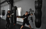 Entraînement au All Stars Boxing Club à Kiev, le 10 mai 2022 en Ukraine