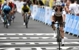 Romain Bardet à l'arrivée de la 8e étape du Tour de France, entre Cazères-sur-Garonne et Loudenvielle, le 5 septembre 2020