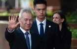 Le négociateur chinois et vice-Premier ministre Liu He (g), le 9 mai 2019 à Washington