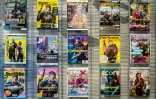 Des magazines titrant sur le jeu Cyberpunk 2077 exposés au siège du développeur de jeux vidéos polonais CD Project, le 4 décembre 2020 à Varsovie