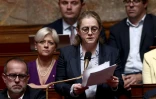 La députée socialiste Céline Thiébault-Martinez à l'Assemblée nationale, le 28 mai 2025 à Paris