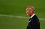 L'entraîneur du Real Madrid Zinédine Zidane lors du match contre Getafe, le 2 juillet 2020 à Valdebebas, dans la banlieue de Madrid  