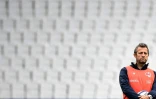Le sélectionneur du XV de France, Fabien Galthié, lors d'un entraînement des joueurs, au Stade de France, le 8 février 2020