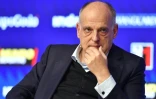 Le président de la Ligue espagnole de football Javier Tebas, le 16 mars 2023 à Barcelone   