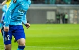 Hiroki Sakai, le défenseur japonais de Marseille, durant le quart de finale aller de l'Europa League à Leipzig, le 5 avril 2018
