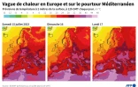 Vague de chaleur en Europe et sur le pourtour méditerranéen