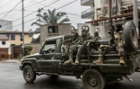 Des membres du groupe armé M23 patrouillent dans une rue de Goma, en République démocratique du Congo, le 29 janvier 2025