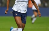 L'attaquante des Bleues, Marie-Antoinette Katoto, lors du match amical face à l'Islande, à Nîmes, le 4 octobre 2019