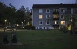 Le quartier de Baronbackarna, le 23 septembre 2024 à Örebro, en Suède