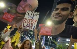 Manifestation anti-gouvernementale à Tel-Aviv, le  29 mars 2025