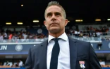 L'entraîneur de Lyon Sylvinho lors de la défaite 1-0 à Montpellier en match décalé de la 3e journée le 27 août 2019