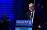Le président de la Commission européenne, Jean-Claude Juncker, lors d'une conférence de presse le 9 novembre 2016 à Berlin