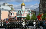Des militaires chinois lors du défilé du 9 mai 2025 à Moscou