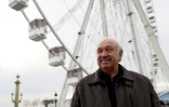 Marcel Campion devant sa Grande roue le 24 novembre 2016 place de la Concorde à Paris 