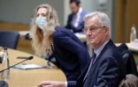 Michel Barnier assiste un nouveau round de discussions sur le Brexit depuis Bruxelles, le 14 décembre 2020