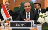 Le ministre égyptien des Affaires étrangères, Badr Abdelatty, participe à la session extraordinaire du Conseil des ministres des Affaires étrangères des États membres de l'Organisation de la coopération islamique (OCI) à Djeddah, le 7 mars 2025 en Arabie saoudite