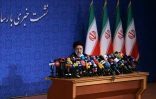 Le futur président iranien Ebrahim Raïssi donne une conférence de presse à Téhéran, le 21 juin 2021