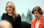 La ministre canadienne des Affaires étrangères Mélanie Joly et son homologue française Catherine Colonna au G7, le 17 avril 2023  à Karuizawa