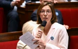 La ministre des Comptes publics Amélie de Montchalin le 6 mai 2025 à l'Assemblée nationale à Paris