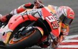 L'Espagnol Marc Marquez lors du GP de Malaisie, en MotoGP, à Sepang, le 3 novembre 2019