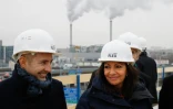 Anne Hidalgo (d) et Ian Brossat, le 6 décembre 2017 à Paris