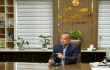 SM Ziauddin Hyder, le conseiller pour les affaires de santé du Premier ministre Tarique Rahman, lors d'une interview avec l'AFP à Dacca, le 3 septembre 2026 au Bangladesh