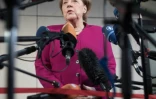 La chanceliÚre allemande Angela Merkel s'exprime devant la presse avant une réunion politique le 7 janvier 2018, à Berlin