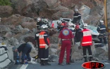 Vendredi 24 mars 2006 - 

30 000 tonnes de rochers sont tombées sur la route du littoral. Deux personnes ont été tuées et deux ont été blessées