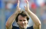 Christophe Dominici aprÚs avoir marqué lors du match de poules de la Coupe du monde 2007 face à la Géorgie, à Marseille, le 30 septembre