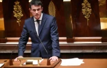 Le Premier ministre Manuel Valls lors du débat sur la révision constitutionnelle, le 5 février 2016 à l'Assemblée nationale à Paris