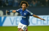Leroy Sané, alors milieu de terrain de Schalke, le 23 septembre 2015 lors du match face à l'Eintracht Francfort