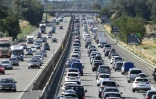 Circulation dense sur l'A7 le 6 août 2016 entre Vienne et Valence