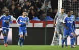Rémy Cabella (2e à gauche) et les Marseillais se sont imposés à Rennes, le 3 décembre 2015 au Roazhon Park